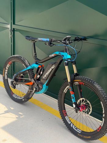 Used Haibike Xduro Nduro 10.0 2018 2018 Mountainbike, Blue — image 3 of 16