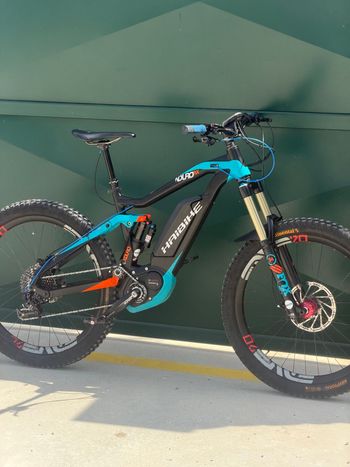 Used Haibike Xduro Nduro 10.0 2018 2018 Mountainbike, Blue — image 10 of 16