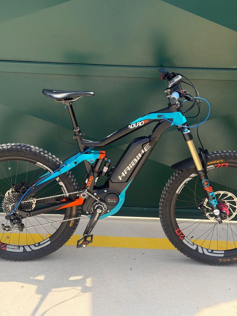 Used Haibike Xduro Nduro 10.0 2018 2018 Mountainbike, Blue — image 2 of 16