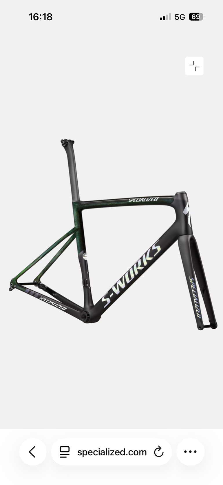 Used S Works S Works Custom Shimano Ultegra Di2 2020 Road & Gravel, Black — image 11 of 11