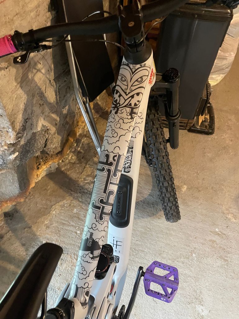 Used CUBE STEREO ONE55 C:62, RACE 29 2025 2025 Mountainbike, White, 29 — image 4 of 8