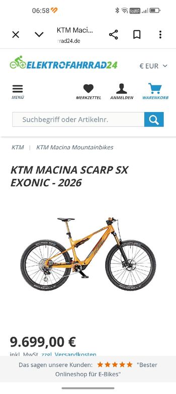 Used KTM KTM Macina Scarp SX Exonic 2026 Mountainbike — image 3 of 4