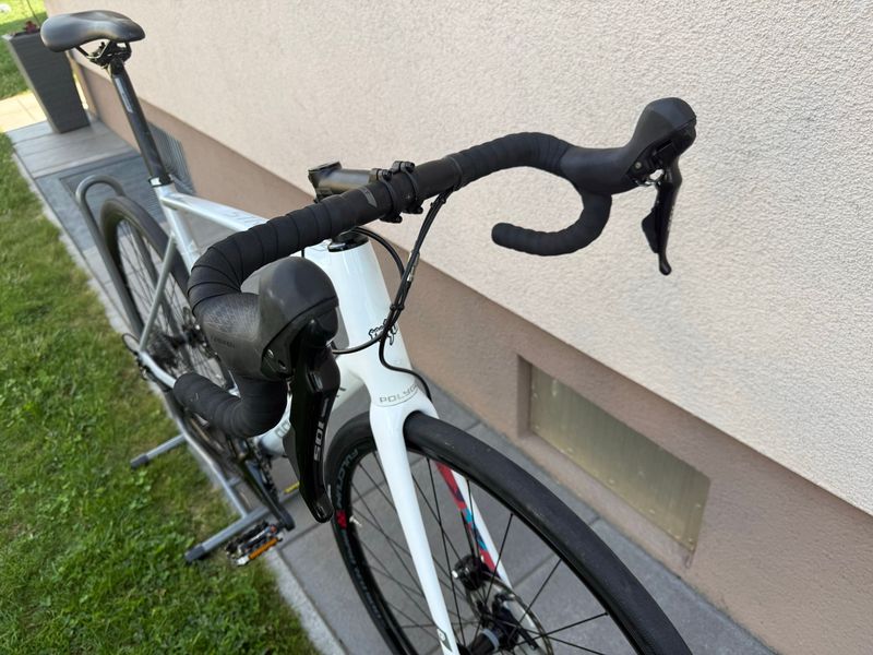 Used Polygon Strattos S5 Disc 2023 2023 Road & Gravel, White — image 5 of 9