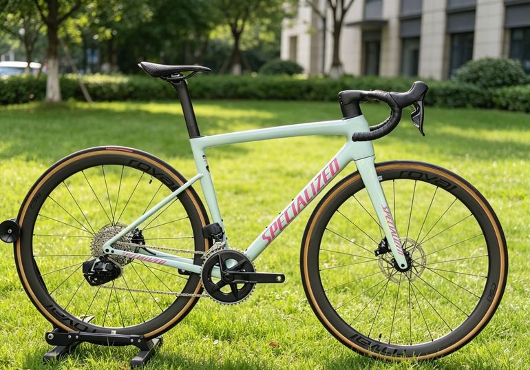 Used Specialized Tarmac SRAM Rival eTap AXS 2024 Road & Gravel, Green — image 1 of 7