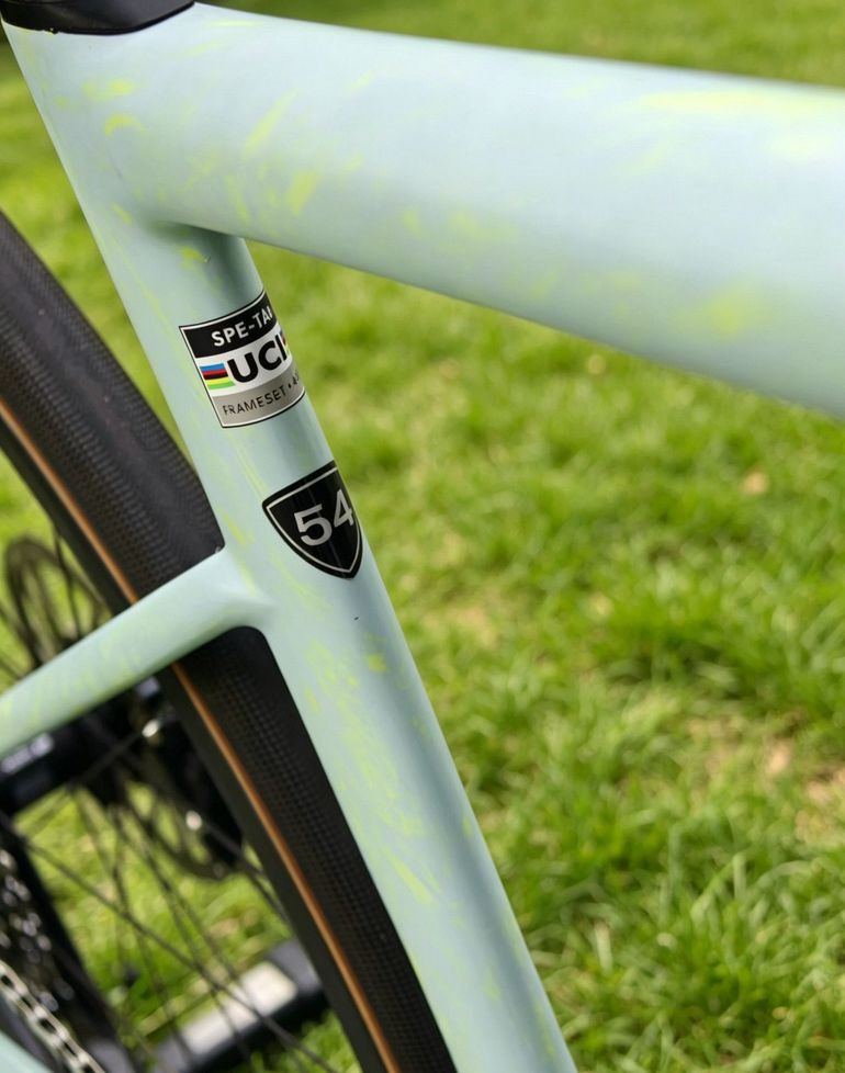 Used Specialized Tarmac SRAM Rival eTap AXS 2024 Road & Gravel, Green — image 7 of 7