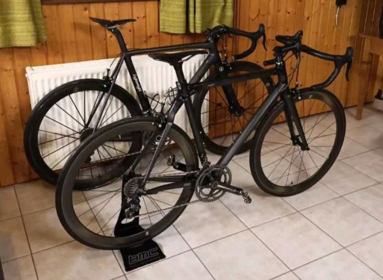 Used BMC BMC Teammachine SLT01 Hublot All Black Art Of Fusion Ltd Edition LRS Lightweight Obermayer Schwarz Edition 2009 Road & Gravel, Black — image 4 of 5