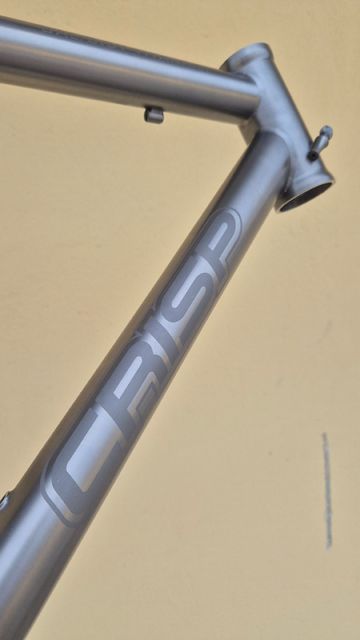Used Crisp Custom Frameset 2009 Road & Gravel, Light Gray — image 3 of 6