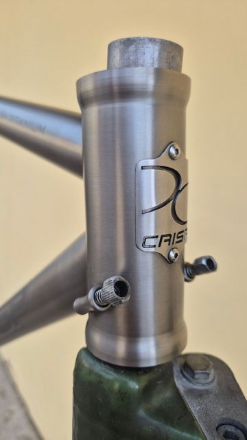 Used Crisp Custom Frameset 2009 Road & Gravel, Light Gray — image 5 of 6