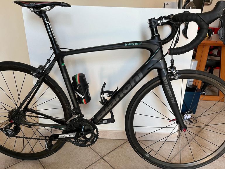 Used Bianchi Intenso Ultegra Compact 2014 2014 Road & Gravel, Black — image 4 of 5