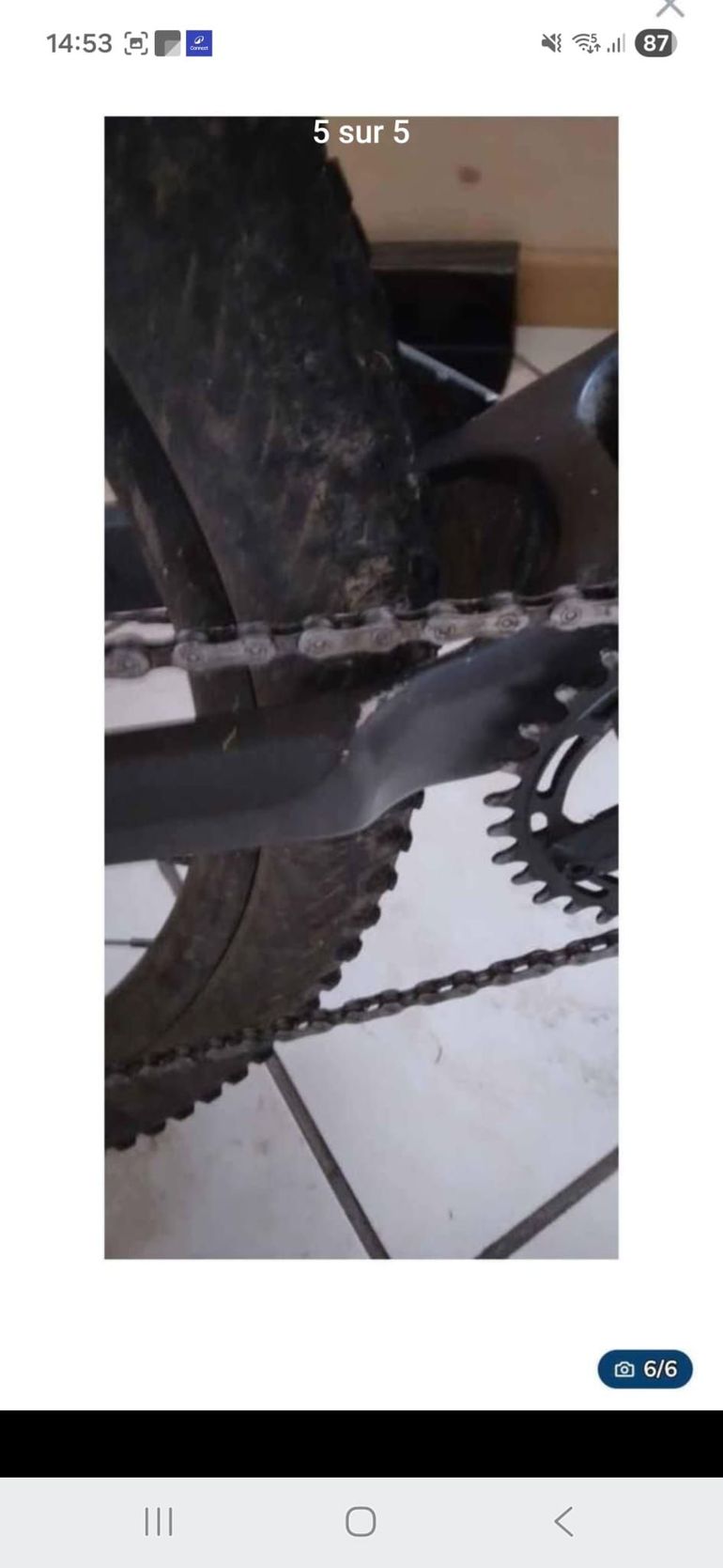 Used BH LYNX RACE CARBON RC 6.0 2023 2023 Mountainbike, Gris claro — image 5 of 6