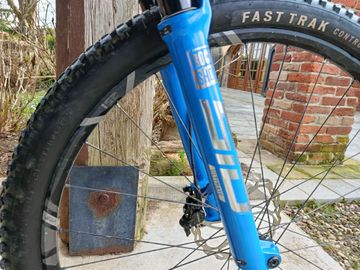 Used BMC Fourstroke 01 ONE 2022 2022 Mountainbike, Blue, 29 — image 4 of 5