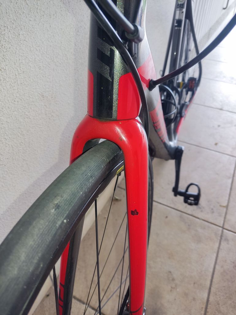 Used Giant TCR Advanced 1 Disc KOM 2019 2019 Road & Gravel, Rojo — image 5 of 7