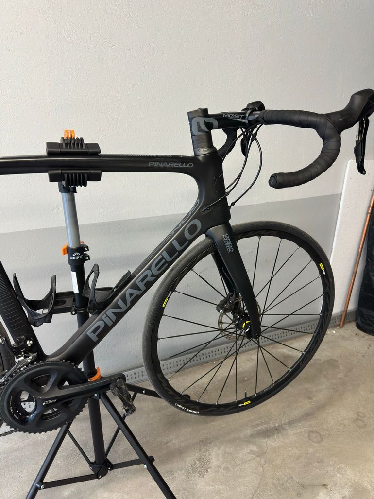 Used Pinarello GAN Disk 105 Bike 2019 2019 Road & Gravel, Black — image 6 of 9