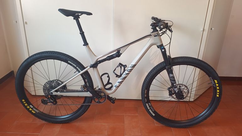Used Canyon Lux Trail CF 6 2023 2023 Mountainbike, Gris claro — image 2 of 6