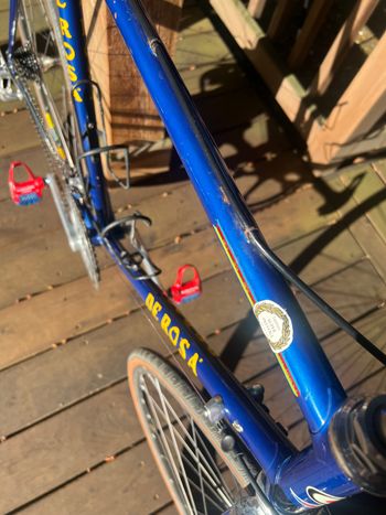 Used De Rosa De Rosa Road Bike From 1980's 1984 Road & Gravel, Blue — image 8 of 9
