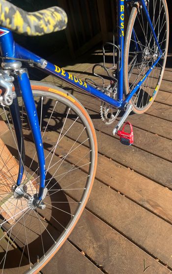 Used De Rosa De Rosa Road Bike From 1980's 1984 Road & Gravel, Blue — image 4 of 9