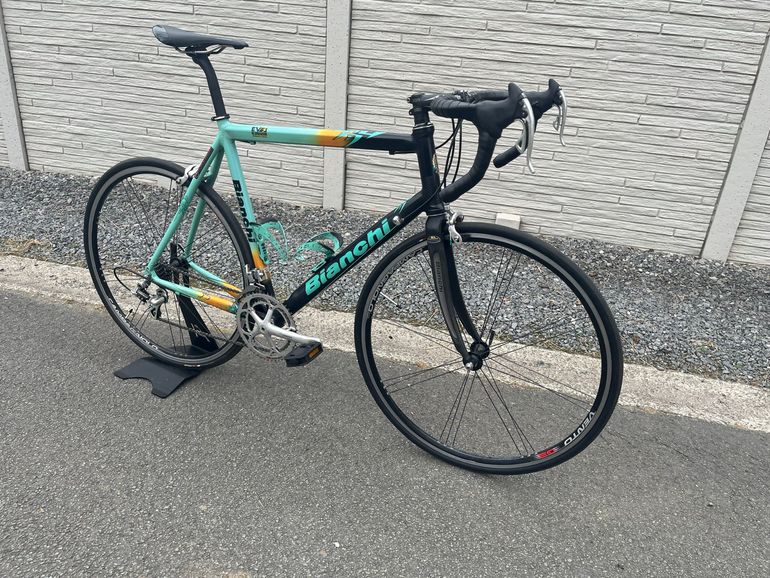 Used Bianchi Bianchi EV3 Reparto Corse Team Coast Colors 2003 2003 Road & Gravel, Green — image 4 of 26