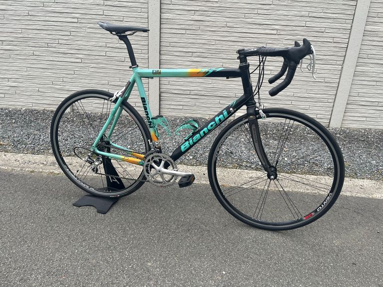 Used Bianchi Bianchi EV3 Reparto Corse Team Coast Colors 2003 2003 Road & Gravel, Green — image 11 of 26