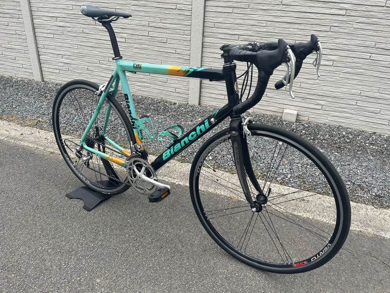 Used Bianchi Bianchi EV3 Reparto Corse Team Coast Colors 2003 2003 Road & Gravel, Green — image 10 of 26