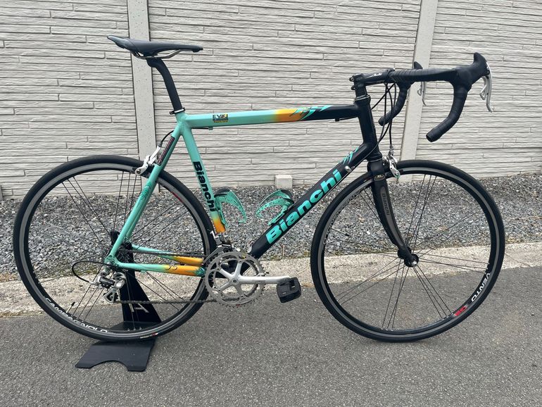 Used Bianchi Bianchi EV3 Reparto Corse Team Coast Colors 2003 2003 Road & Gravel, Green — image 9 of 26