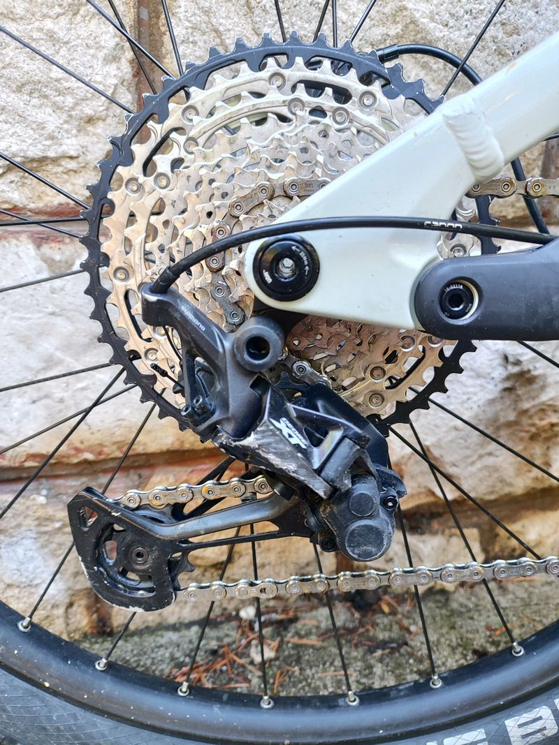 Used CUBE Stereo hybrid Shimano Deore XT 2025 Mountainbike, White, Mixed — image 8 of 12