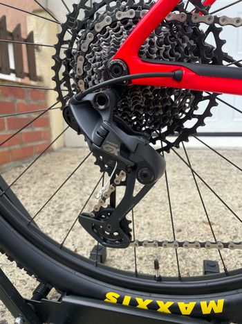 Used Cannondale F-Si Carbon 3 2020 2020 Mountainbike, Red, 29 — image 4 of 6
