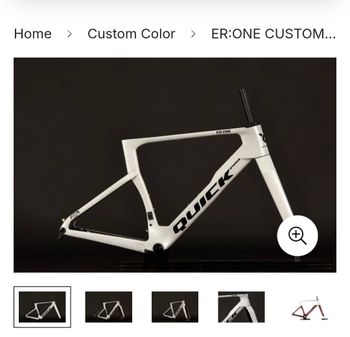 Used Quick Pro Quick Pro Custom Frameset 2026 Road & Gravel, Black — image 2 of 3