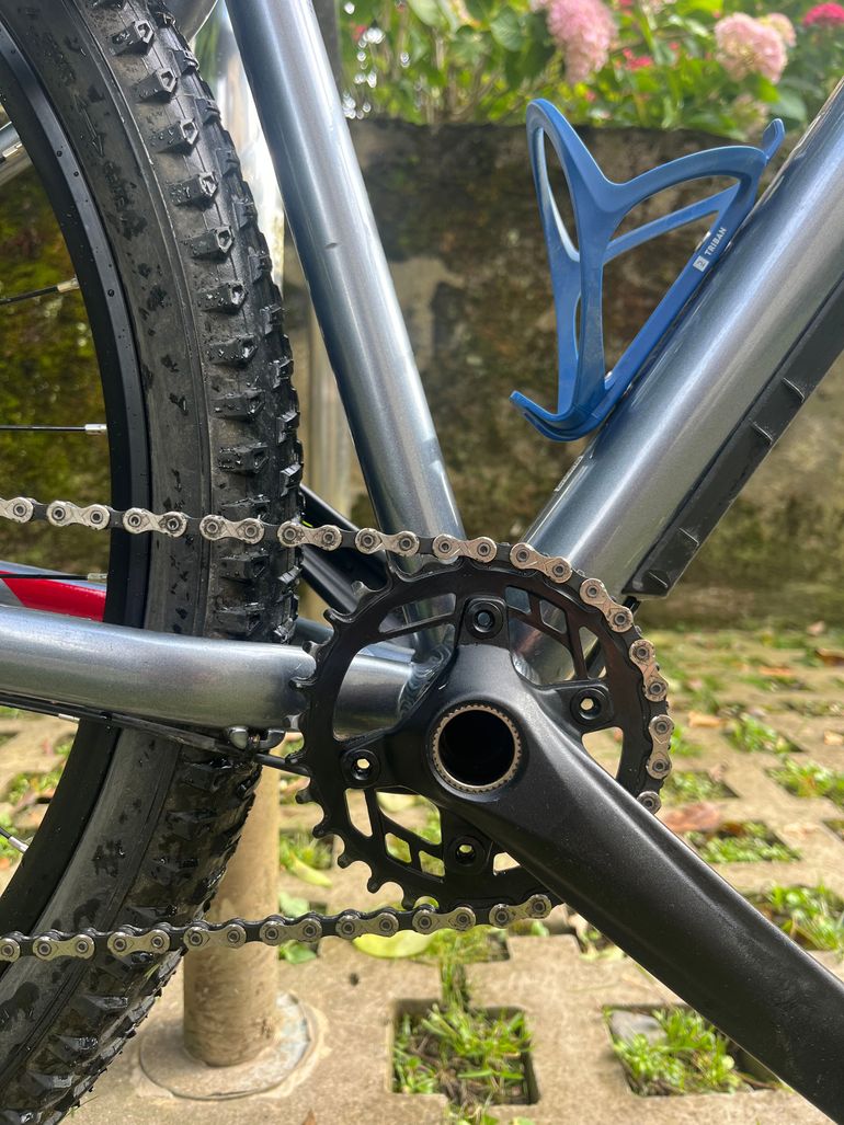 Used ROCKRIDER Rockrider Explore 520 2023 Mountainbike, Light Gray — image 4 of 8