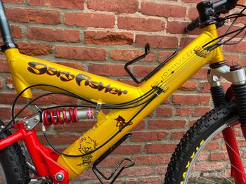 Used Gary Fisher Gary Fisher Joshua Z1 Full Suspension 1997 Mountainbike, Red, 26 — image 23 of 23