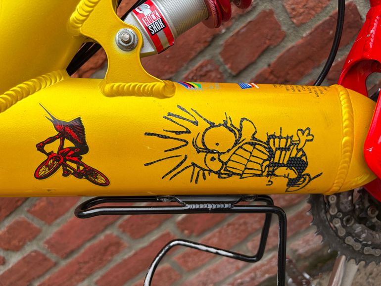 Used Gary Fisher Gary Fisher Joshua Z1 Full Suspension 1997 Mountainbike, Red, 26 — image 4 of 23