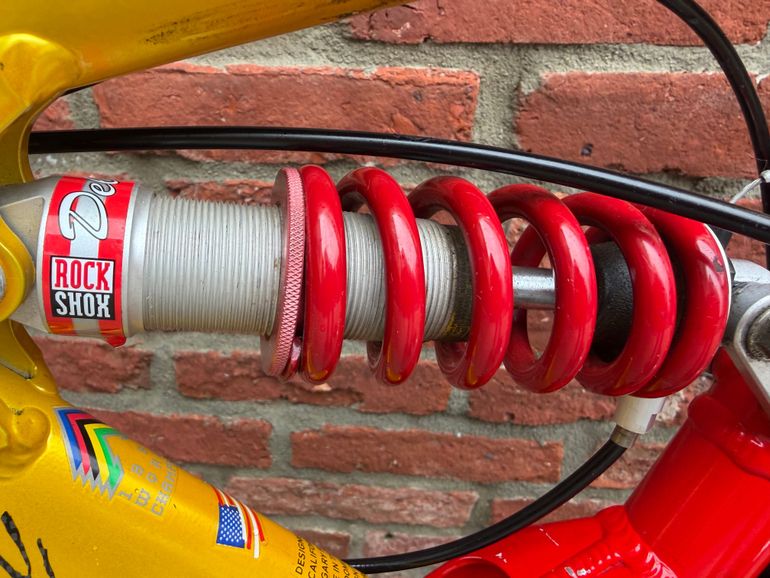 Used Gary Fisher Gary Fisher Joshua Z1 Full Suspension 1997 Mountainbike, Red, 26 — image 14 of 23