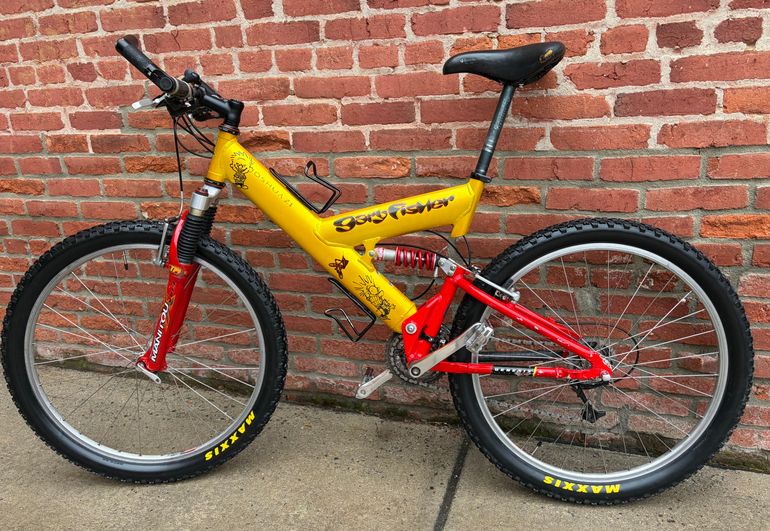 Used Gary Fisher Gary Fisher Joshua Z1 Full Suspension 1997 Mountainbike, Red, 26 — image 21 of 23