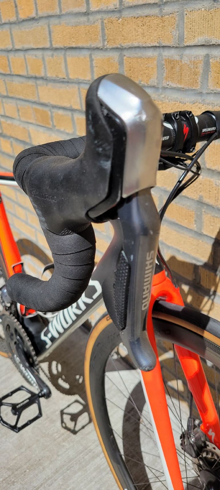 Used Specialized S-Works Tarmac Disc Di2 2016 2016 Road & Gravel, Orange — image 7 of 11