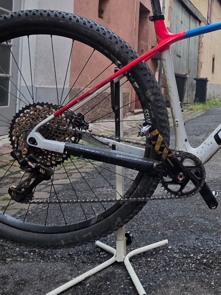 Used CUBE ELITE C:68X SLX 2022 2022 Mountainbike, Light Gray — image 6 of 10