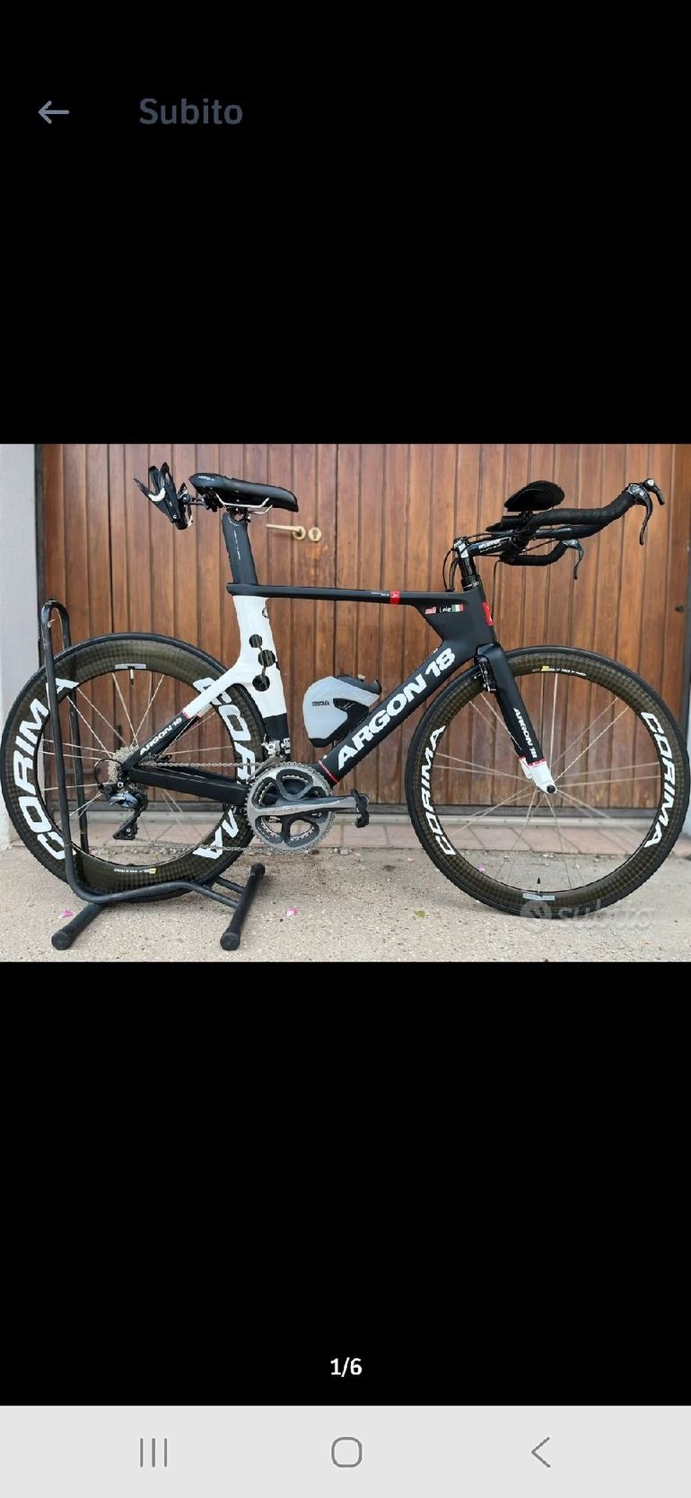 Used Argon 18 Argon 18 Custom Shimano Ultegra Di2 2016 Road & Gravel, Nero — image 4 of 5