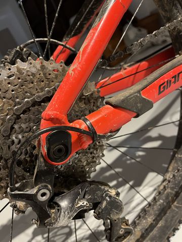 Used Giant Trance Shimano Deore XT 2018 Mountainbike, Orange, 27.5 (650B) — image 11 of 15