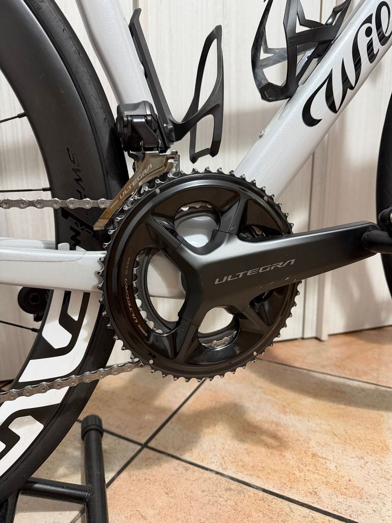 Used Wilier Filante SL SHIMANO ULTEGRA Di2 R8170 2X12S WITH INPEAK POWERCRANK-E SINGLE 2025 2025 Road & Gravel, Light Gray — image 6 of 6