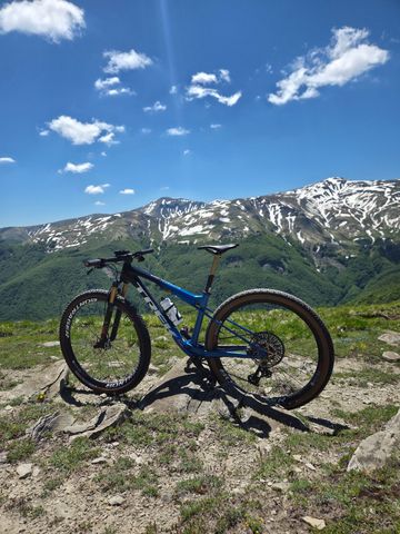 Used Trek Supercaliber Gen 1 Frameset 2023 Frameset 2023 Mountainbike, Blue, 29 — image 2 of 5