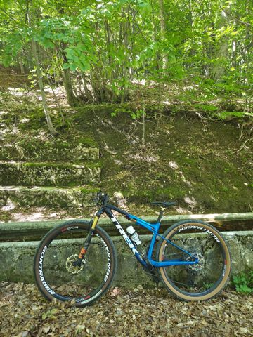 Used Trek Supercaliber Gen 1 Frameset 2023 Frameset 2023 Mountainbike, Blue, 29 — image 3 of 5