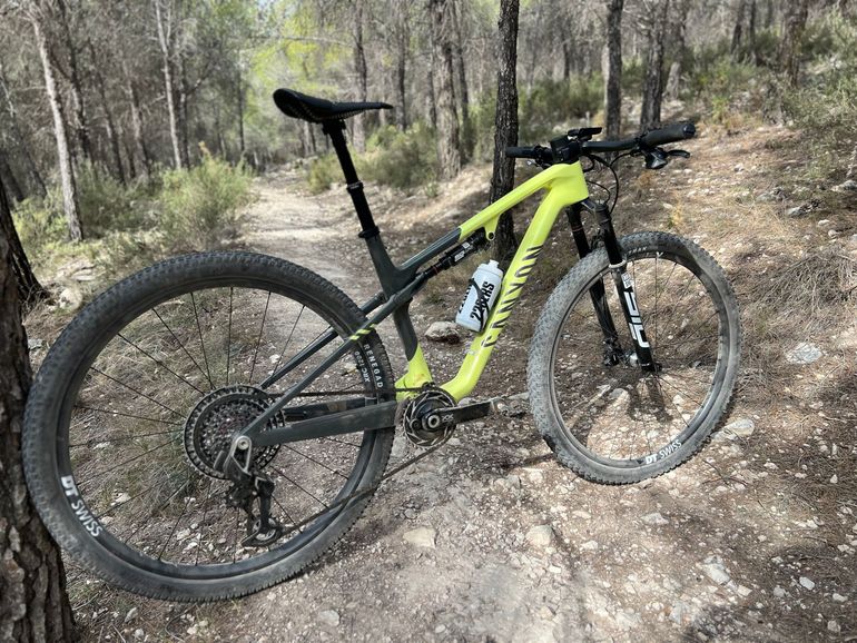 Used Canyon Lux World Cup Frameset 2025 Mountainbike, Green — image 4 of 4