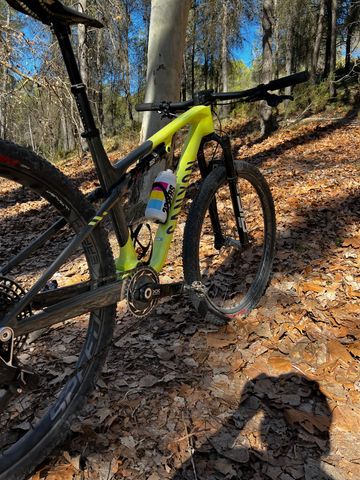 Used Canyon Lux World Cup Frameset 2025 Mountainbike, Green — image 3 of 4