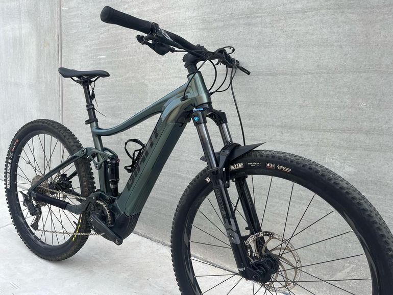Used Giant Stance E+ 2 2021 2021 Mountainbike, Green, 29 — image 5 of 9