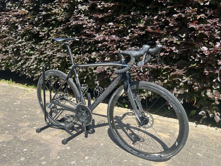 Used Merida SCULTURA DISC 9000-E 2018 2018 Road & Gravel, Black — image 1 of 4