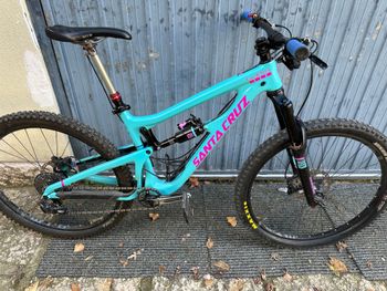 Used Santa Cruz Nomad SRAM XX1 Eagle AXS 2017 Mountainbike, Blue — image 3 of 4