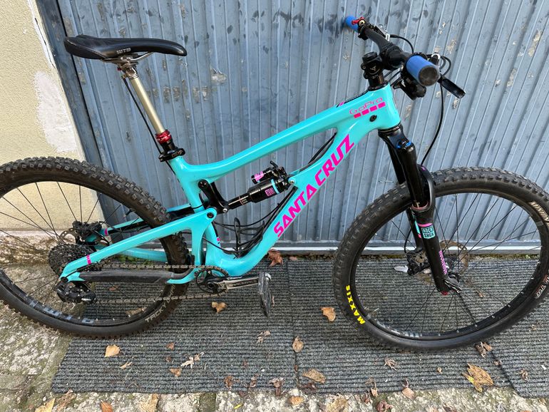 Used Santa Cruz Nomad SRAM XX1 Eagle AXS 2017 Mountainbike, Blue — image 3 of 4