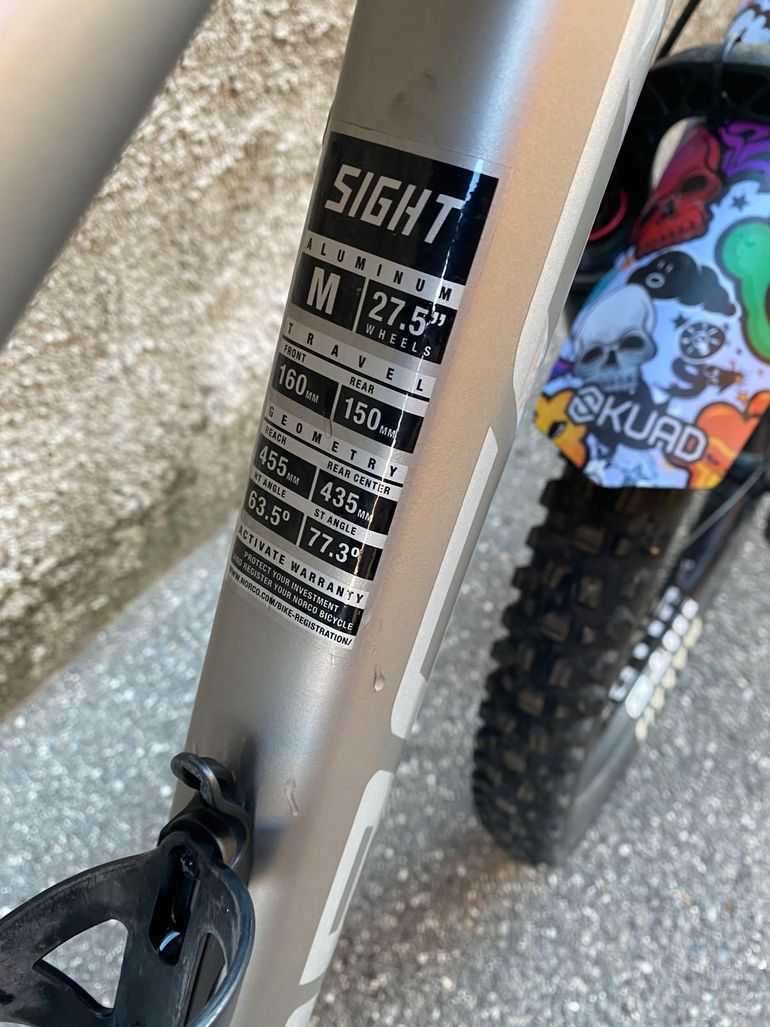 Used Norco Sight A3 27.5 2021 2021 Mountainbike, Hellgrau, 27.5 — image 4 of 6