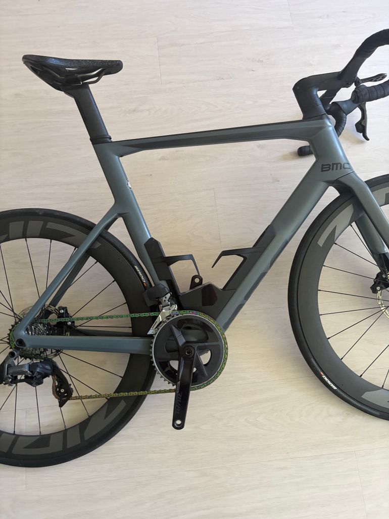 Used BMC Timemachine SRAM Rival eTap AXS 2023 Road & Gravel, Light Gray — image 1 of 11