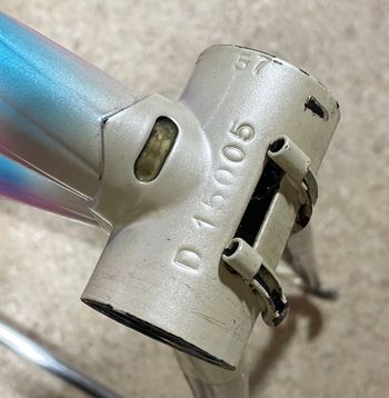 Used Dancelli Vintage 1980 Frameset 1980 Road & Gravel, White — image 9 of 11