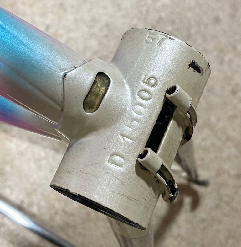 Used Dancelli Vintage 1980 Frameset 1980 Road & Gravel, White — image 9 of 11