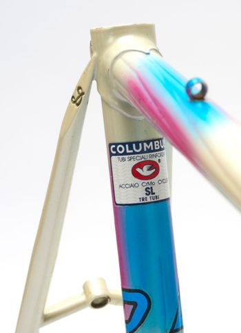 Used Dancelli Vintage 1980 Frameset 1980 Road & Gravel, White — image 4 of 11
